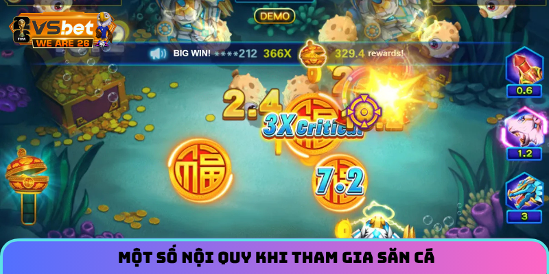 Review Game Bắn Cá Thần Tài - Game Săn Boss Bom Tấn 2026 8 Một số nội quy khi tham gia săn cá